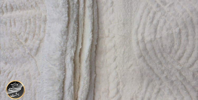 پتو دونفره پشت تدی (کرم روشن)