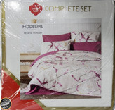 ست کاور لحاف پنبه دوزی یک نفره (سه تکه) Compete Seti Mode Line - Renata Murdum