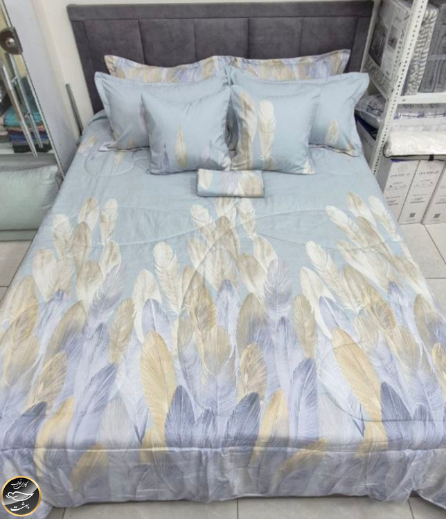 روتختی دونفره هشت تکه برند Maxxira (آبی)