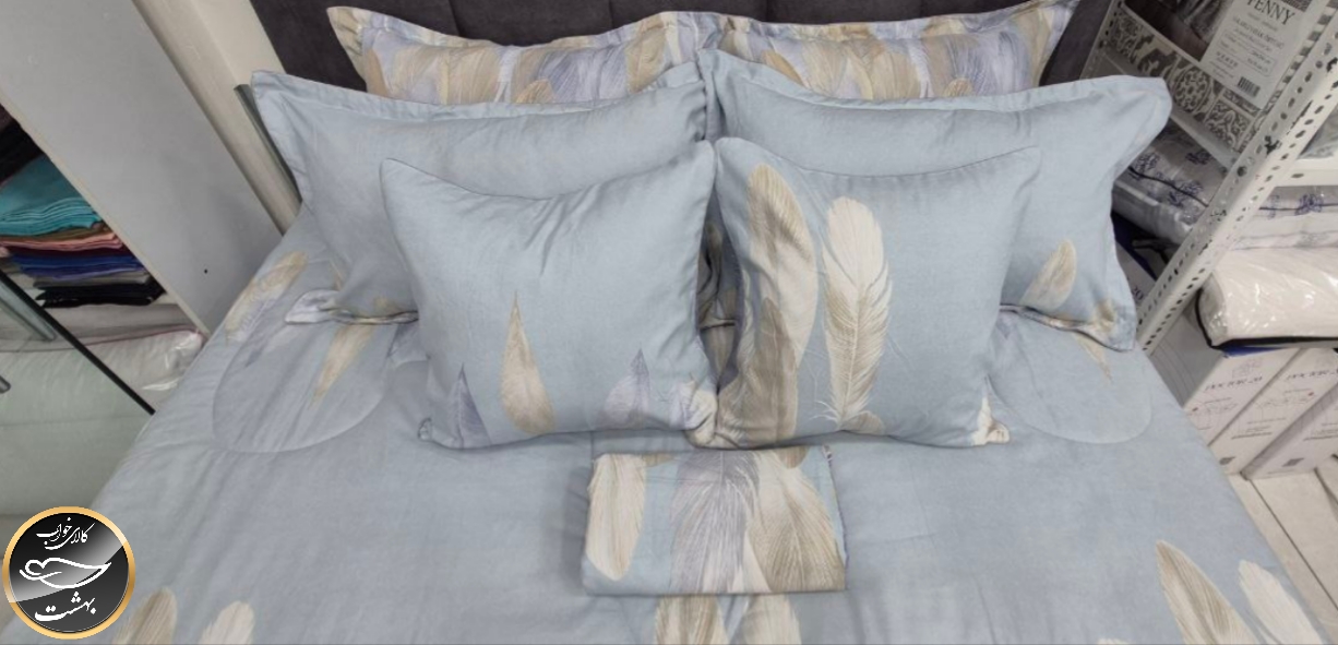 روتختی دونفره هشت تکه برند Maxxira (آبی)