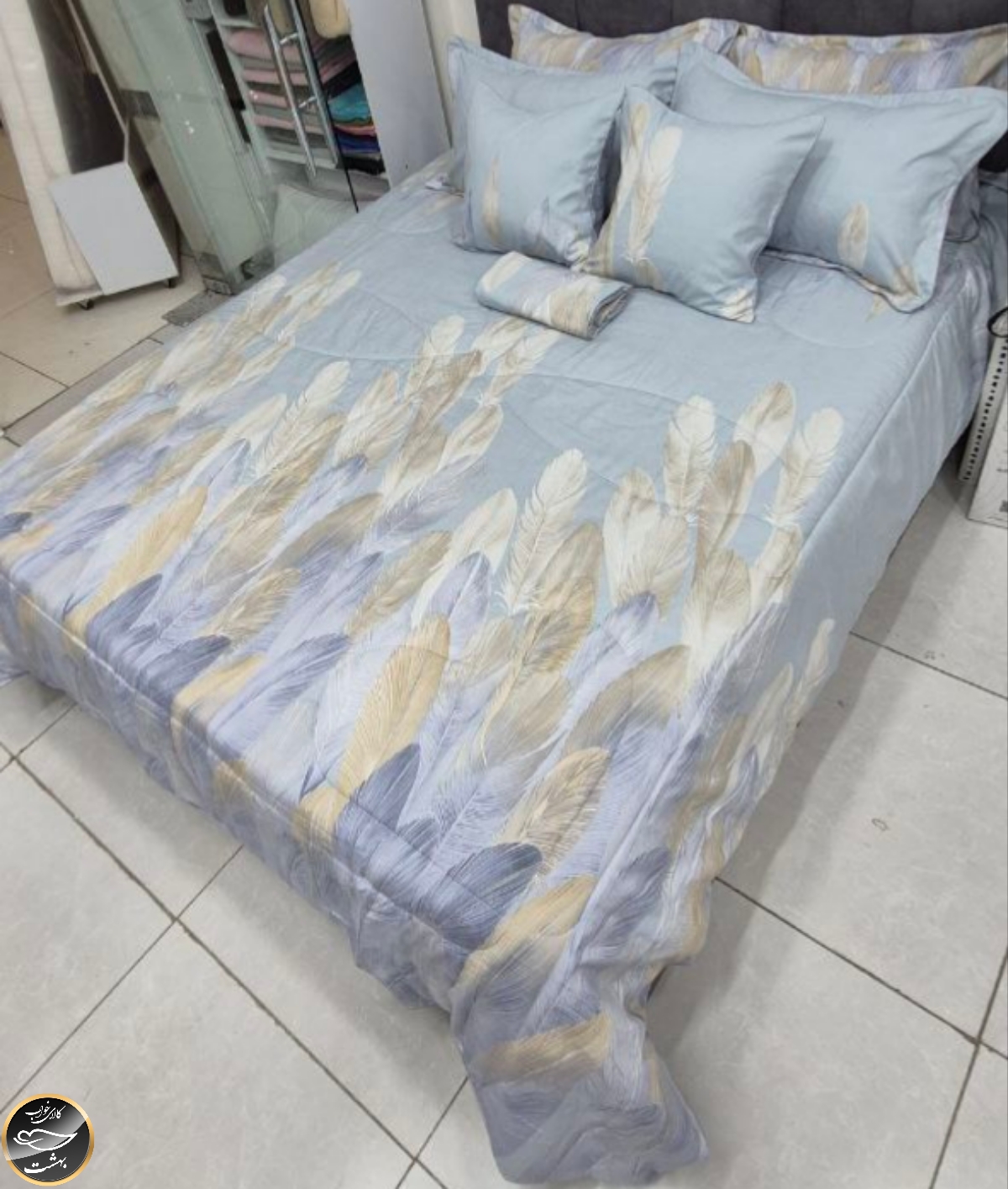 روتختی دونفره هشت تکه برند Maxxira (آبی)