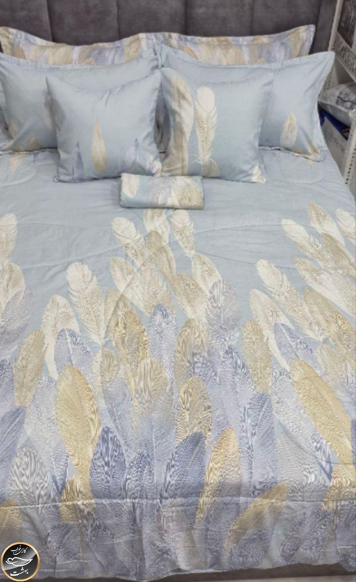 روتختی دونفره هشت تکه برند Maxxira (آبی)