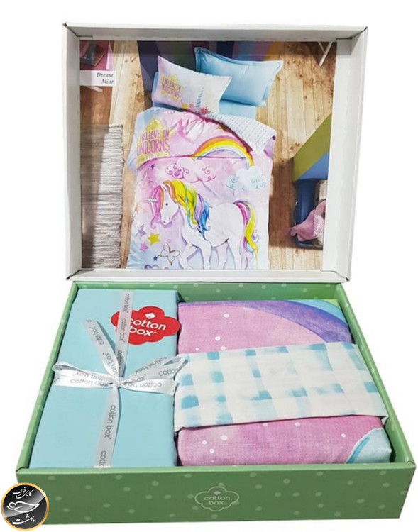 ست کاور لحاف یک نفره (سه تکه) Junior - Dream Mint