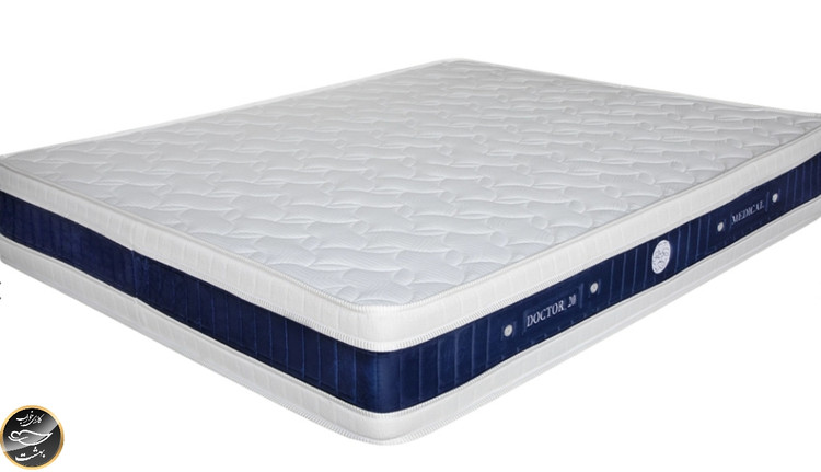 تشک تاپ مدیکال پلاس نرمی متوسط دو نفره سایز 200x200 سانتی متر دارای مموری فوم (فول طبی - بدون فنر)