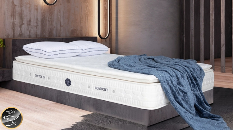 تشک طبی فنری کامفورت دو نفره سایز ۱۴۰x۲۰۰ سانتی متر (فنر پاکتی - منفصل)