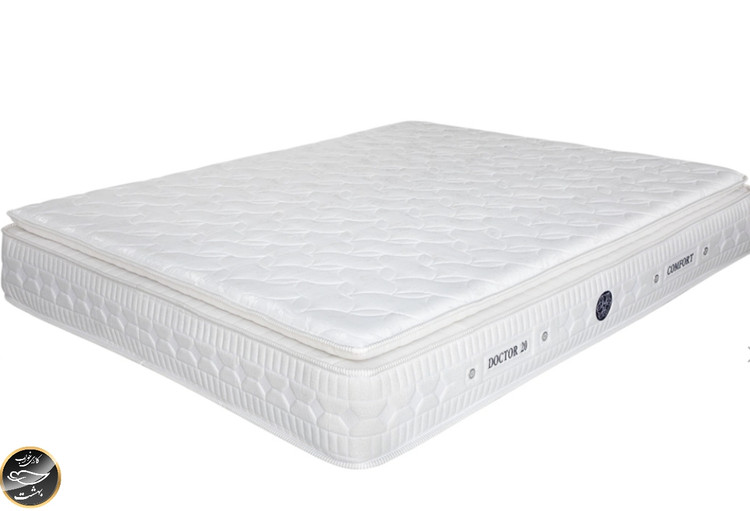 تشک طبی فنری کامفورت دو نفره سایز ۱۶۰x۲۰۰ سانتی متر (فنر متصل - فنر میکرو)