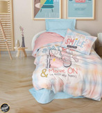 ست کاور لحاف یک نفره (سه تکه) Girls & Boys -Smile Mint