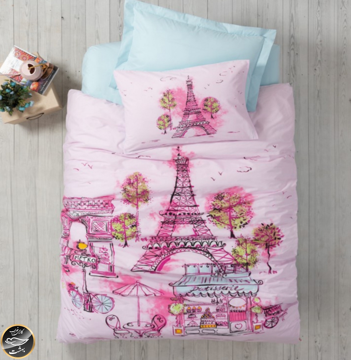 ست کاور لحاف یک نفره (سه تکه) Girls & Boys - Corisa Pembe