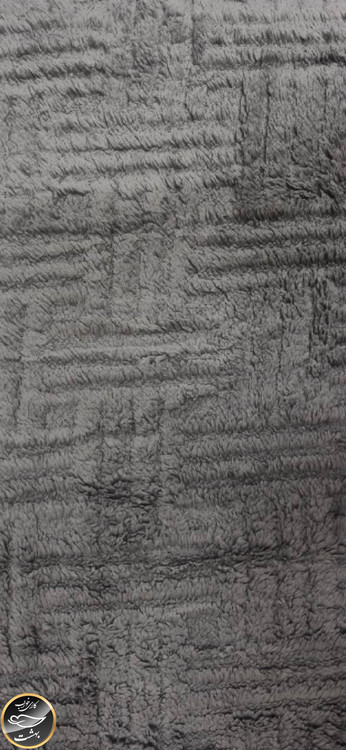 پتو دونفره پشت تدی (طوسی تیره)