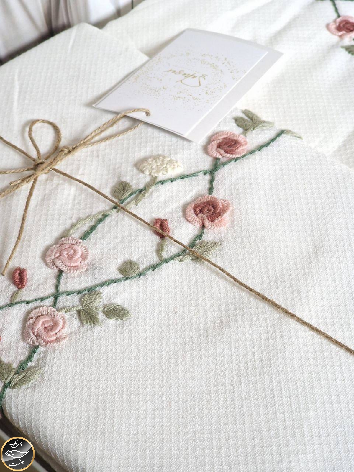 ست کاور لحاف دونفره مدل Rosita برند شاهسر ترک (شش تکه)