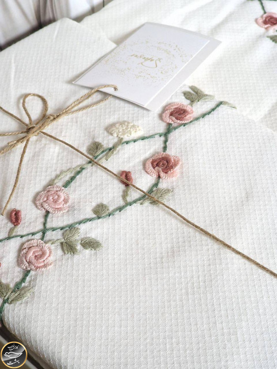 ست کاور لحاف دونفره مدل Rosita برند شاهسر ترک (شش تکه)