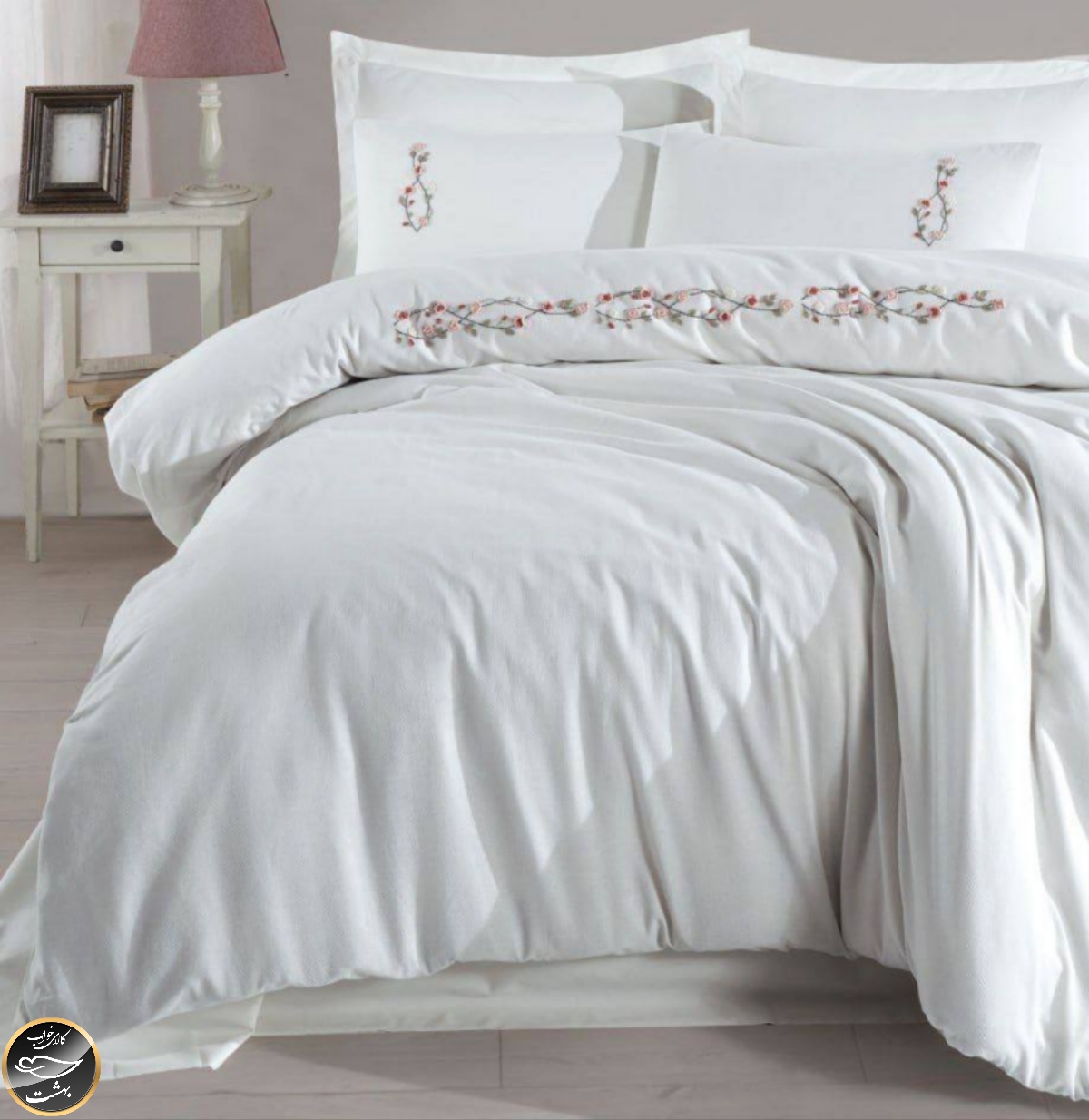 ست کاور لحاف دونفره مدل Rosita برند شاهسر ترک (شش تکه)