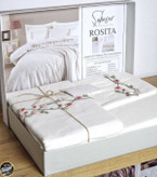 ست کاور لحاف دونفره مدل Rosita برند شاهسر ترک (شش تکه)