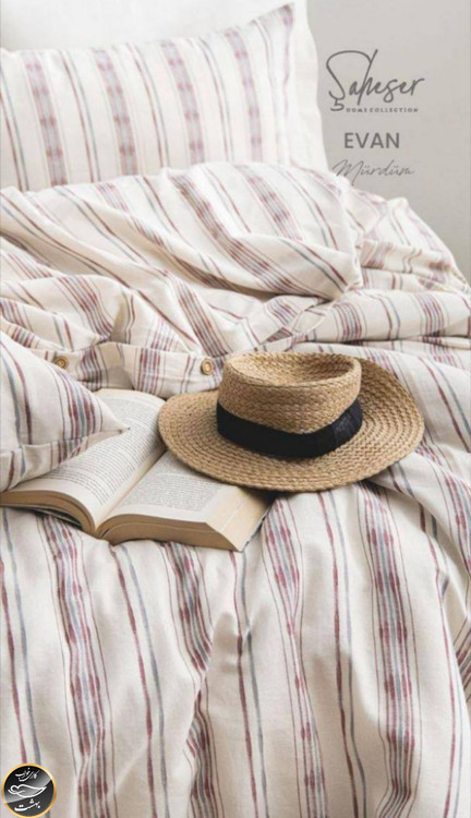 ست کاور لحاف دونفره مدل Evan Murdum برند شاهسر ترک (چهار تکه)