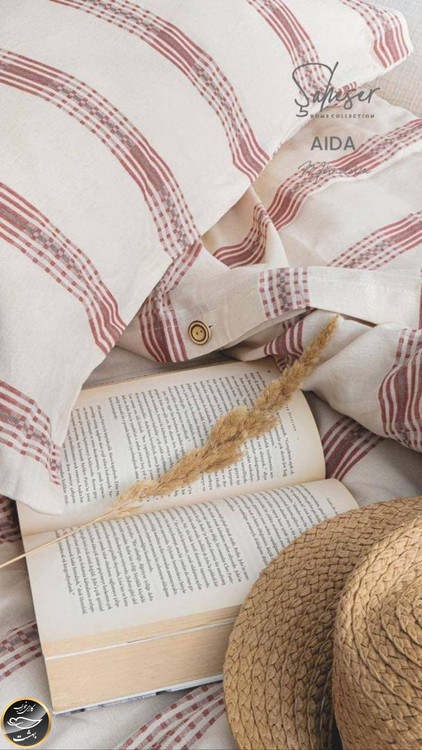 ست کاور لحاف دونفره مدل Aida Murdum برند شاهسر ترک (چهار تکه)