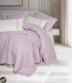 ست پیکه دونفره مدل Serenity Bambu - Vaila Lila برند کوتون باکس ترک