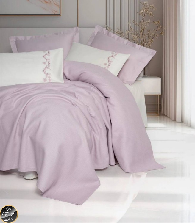 ست پیکه دونفره مدل Serenity Bambu - Vaila Lila برند کوتون باکس ترک