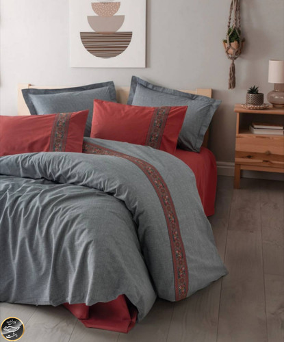 ست کاور لحاف دونفره Folk Art - Felina Bordo (چهار تکه)ست کاور لحاف دونفره Folk Art - Felina Bordo (چهار تکه)