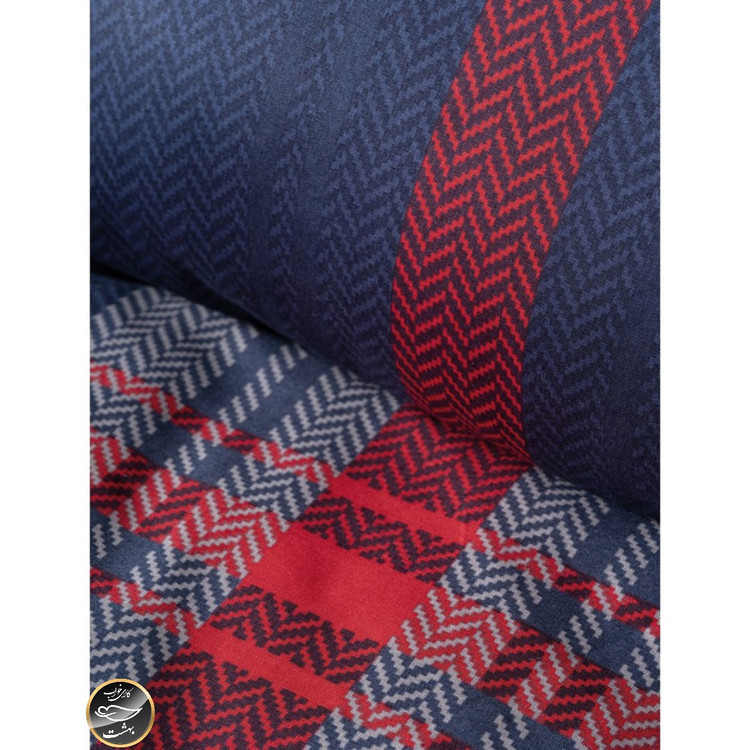 ست کاور لحاف دونفره Masculine - Abel Kirmizi (چهار تکه - قرمز)