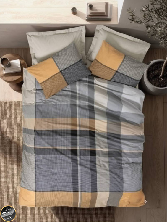 ست کاور لحاف دونفره Nordek - Torvi Bej (چهار تکه)