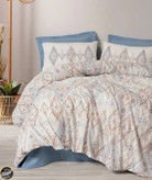 ست کاور لحاف دونفره Bohem - Zanora Indigo (چهار تکه)