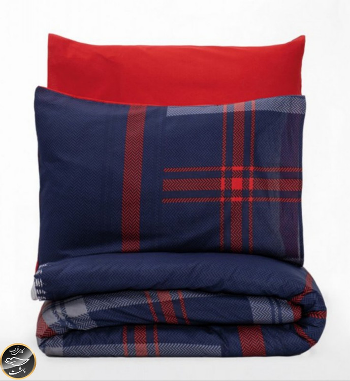 ست کاور لحاف یک نفره (سه تکه) Masculine - Abel Kirmizi