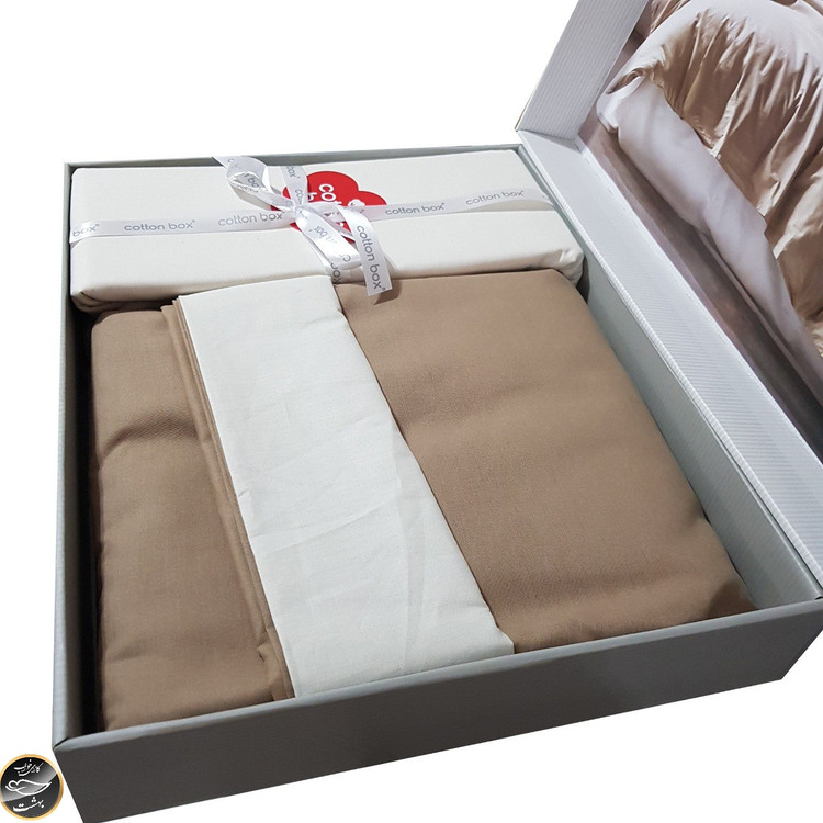 ست کاور لحاف یک نفره (سه تکه) Plain - Vizon Krem