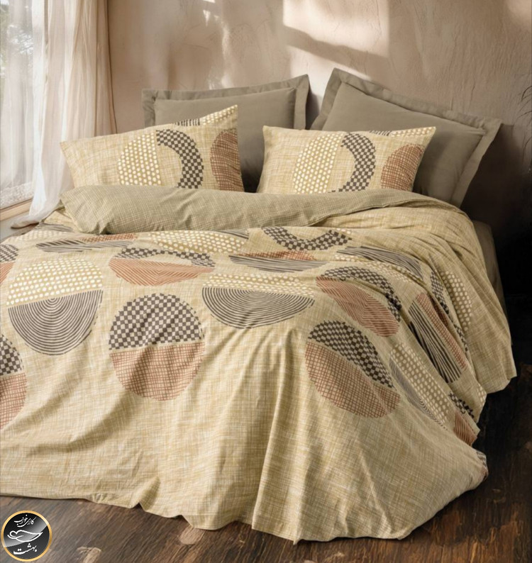 ست کاور لحاف یک نفره (سه تکه) Toprak - Moona Kahve