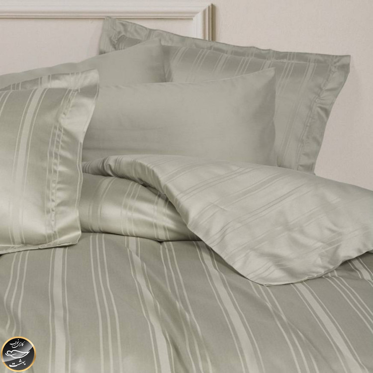 ست کاور لحاف ساتن دونفره Smart Bamboo مدل Smart Bamboo - Bej (شش تکه - بژ)