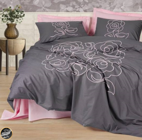 ست کاور لحاف دونفره Brode Rnf - Pimula Pembe (شش تکه)