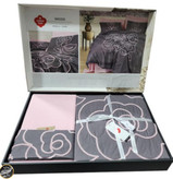 ست کاور لحاف دونفره Brode Rnf - Pimula Pembe (شش تکه)