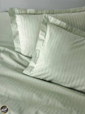 ست کاور لحاف ساتن دونفره Elegant Strip (چهار تکه - سبز)