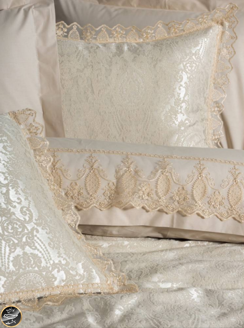 ست کاور لحاف دونفره Chi Chi مدل Silva Cappuccino (هفت تکه)