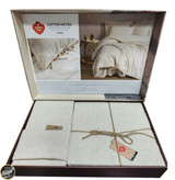 ست کاور لحاف دونفره Esmira مدل Esmira Bej (شش تکه - بژ)