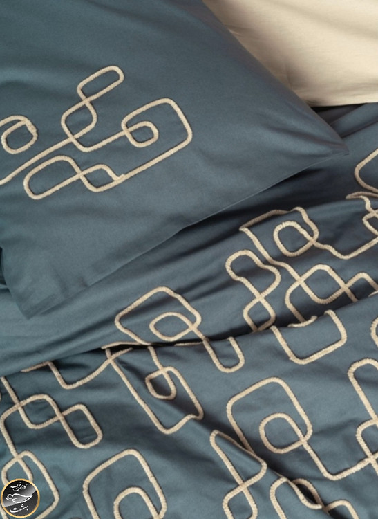 ست کاور لحاف دونفره Brode Rnf مدل Kerja Bej (شش تکه)