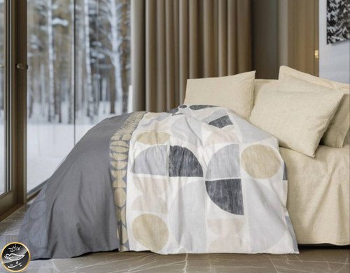 ست کاور لحاف یک نفره (سه تکه) Modern - Formo Bej