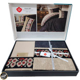 ست کاور لحاف یک نفره (سه تکه) Folk Art - Yamka Bej