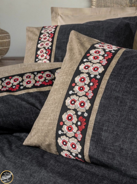 ست کاور لحاف یک نفره (سه تکه) Folk Art - Yamka Bej