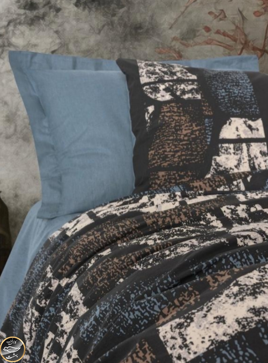 ست کاور لحاف یک نفره (سه تکه) Dark - Senso Petrol