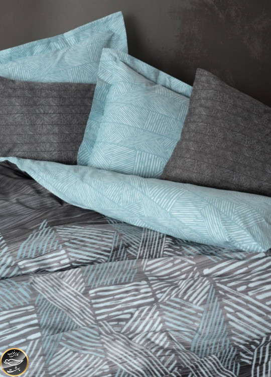 ست کاور لحاف دونفره Modern - Arel Antrasit (چهار تکه)