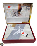 ست کاور لحاف دونفره Mode Line - Hiedra Indigo (چهار تکه)