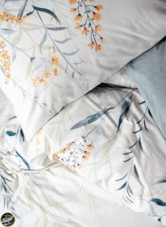 ست کاور لحاف دونفره Mode Line - Hiedra Indigo (چهار تکه)