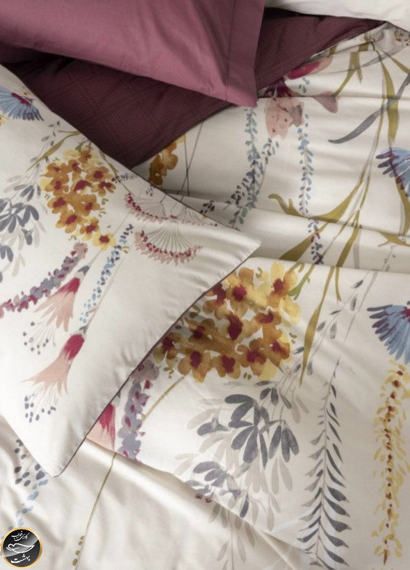 ست کاور لحاف دونفره Mode Line - Flos Bordo (چهار تکه)