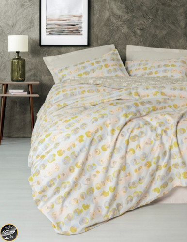 ست کاور لحاف دونفره Minimal - Jocus Bej (چهار تکه)