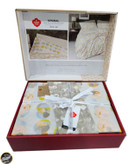 ست کاور لحاف دونفره Minimal - Jocus Bej (چهار تکه)