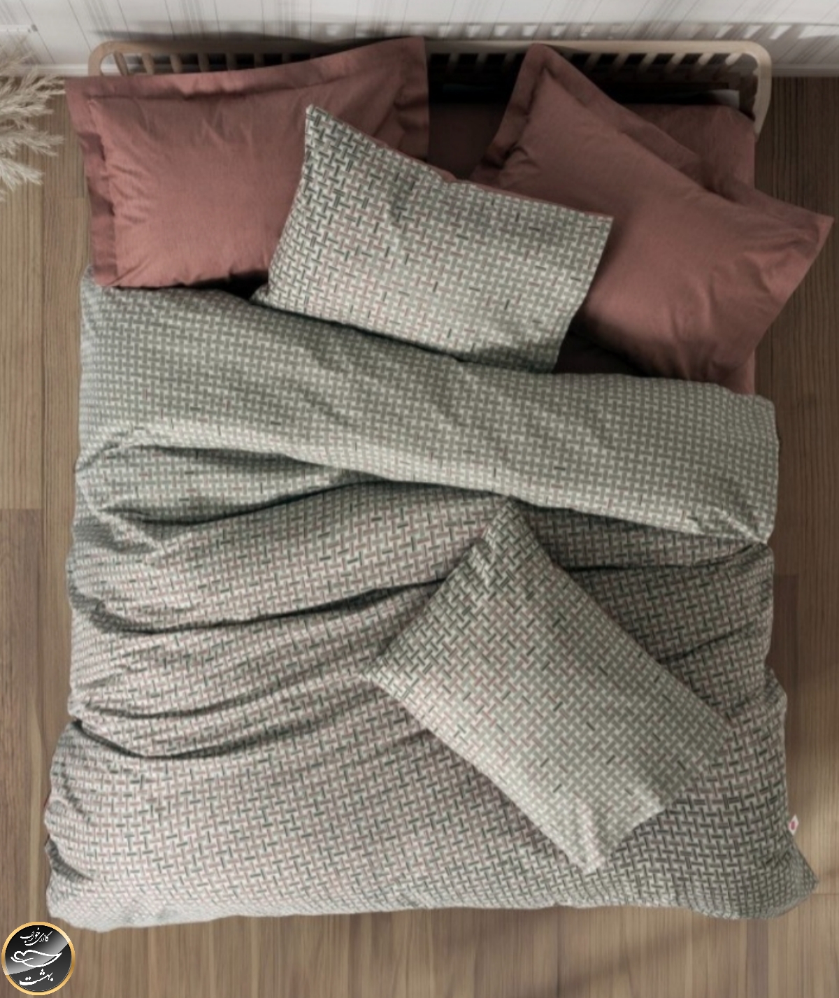 ست کاور لحاف دونفره Petite - Mote Kiremit (چهار تکه)