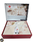 ست کاور لحاف دونفره Dual - Vestige Bej (چهار تکه)