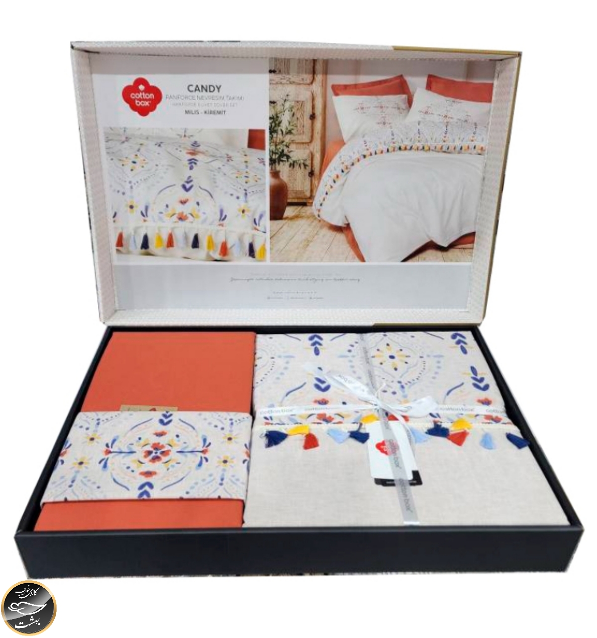 ست کاور لحاف یک نفره (سه تکه) Candy - Milis Kiremit