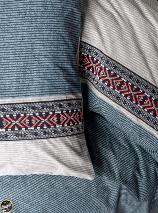 ست کاور لحاف یک نفره (سه تکه) Folk Art - Polku Gri