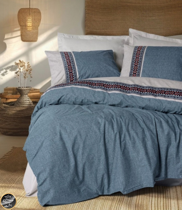 ست کاور لحاف یک نفره (سه تکه) Folk Art - Polku Gri